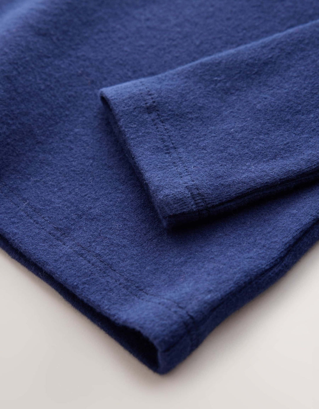 Navy Long Sleeve Roll Neck Top