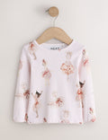Light Pink Rib Long Sleeve T-Shirt
