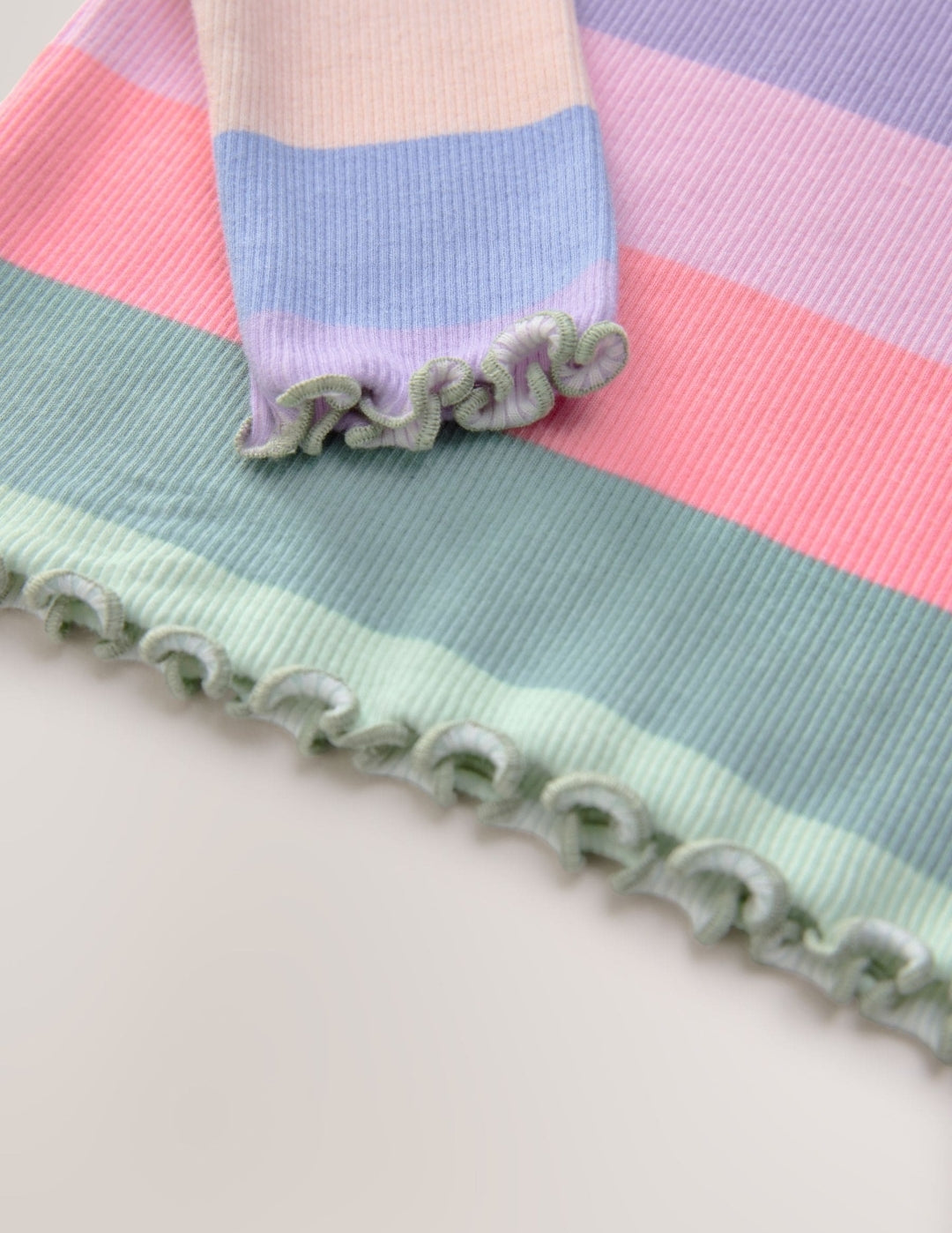 Rainbow Rib Long Sleeve T-Shirt