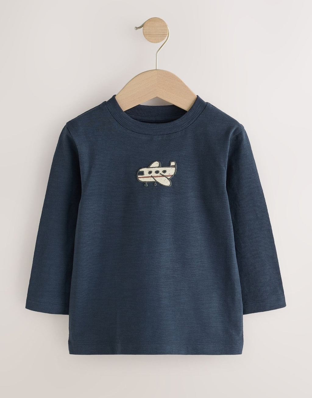 Navy Stripe Transport Long Sleeve T-Shirts 5 Pack