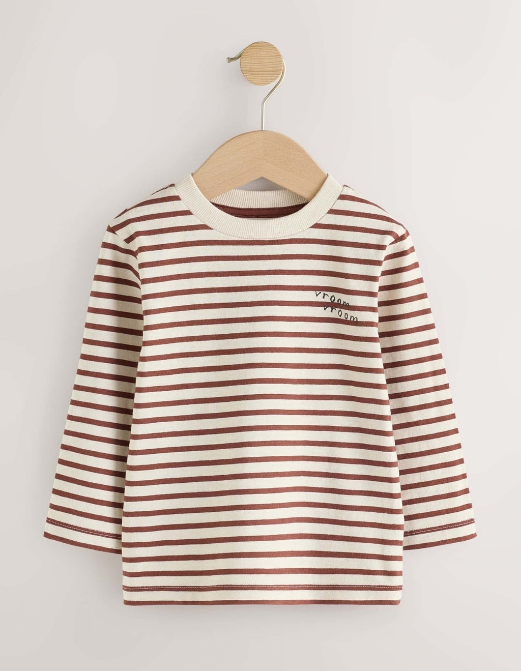 Navy Stripe Transport Long Sleeve T-Shirts 5 Pack