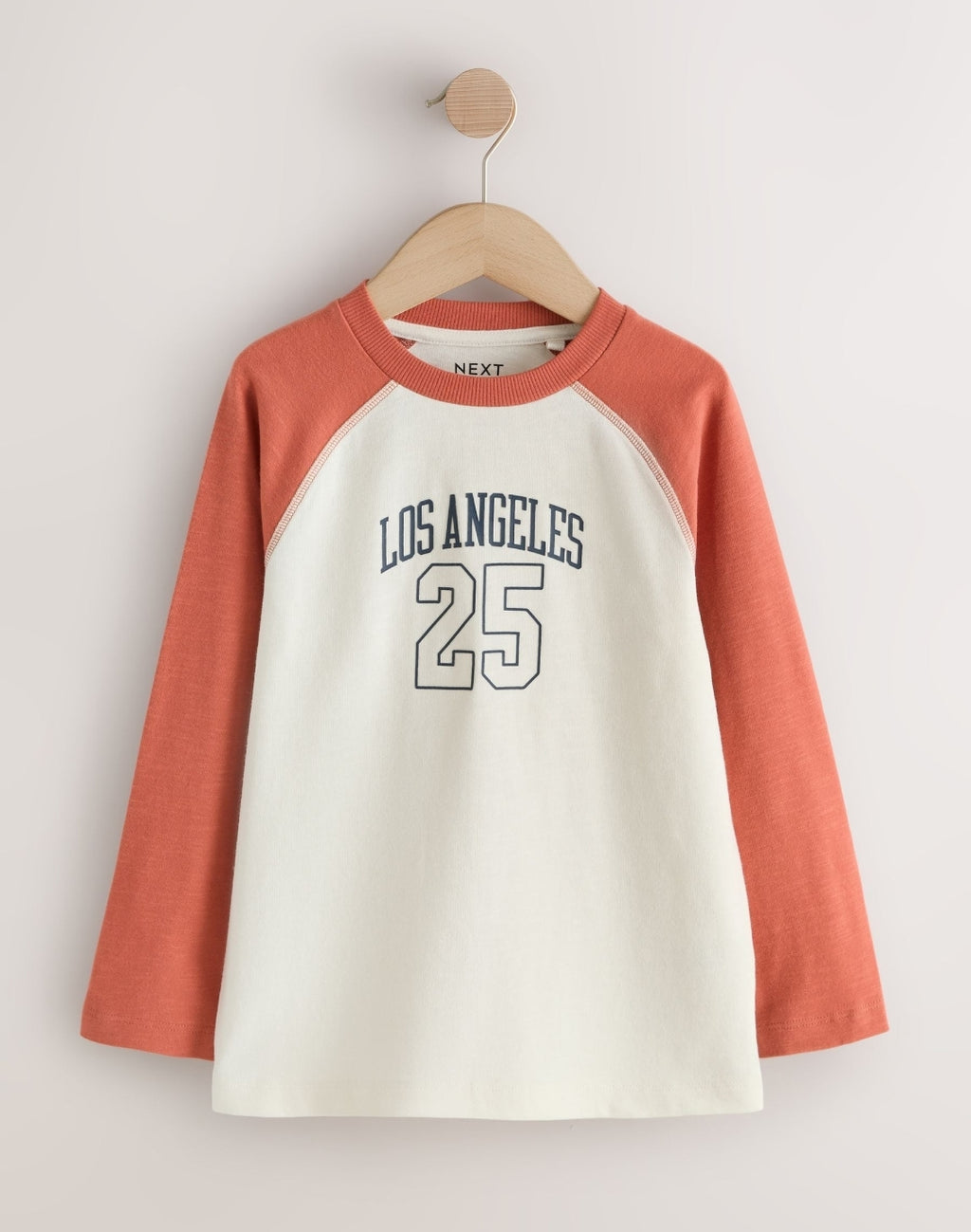 Raglan Graphic Long Sleeve Relaxed Fit T-Shirts 3 Pack