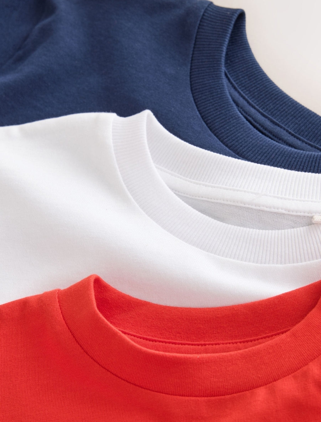 Red/White/Navy Racing Graphic Long Sleeve Relaxed Fit T-Shirts 3 Pack