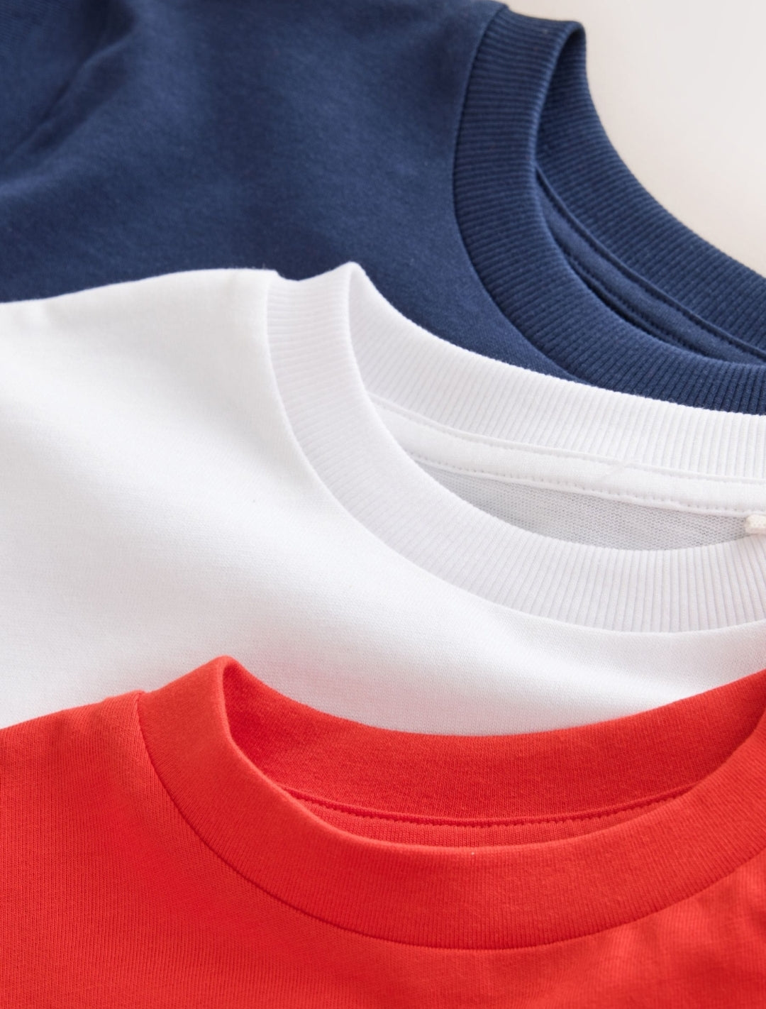 Red/White/Navy Racing Graphic Long Sleeve Relaxed Fit T-Shirts 3 Pack