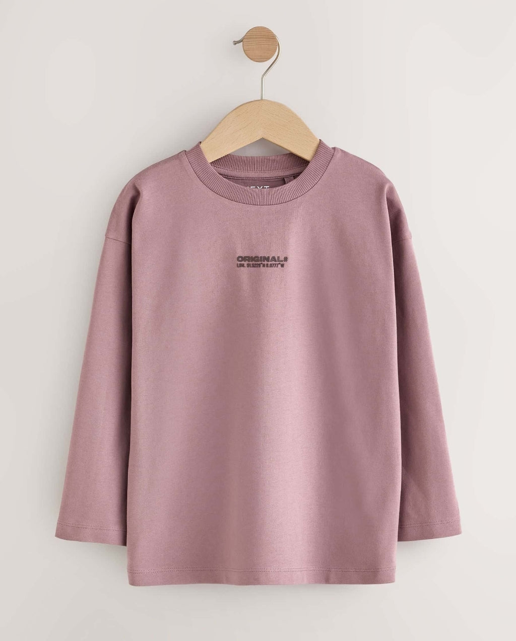 Blue/Mauve/Brown Originals Long Sleeve Relaxed Fit T-Shirts 4 Pack