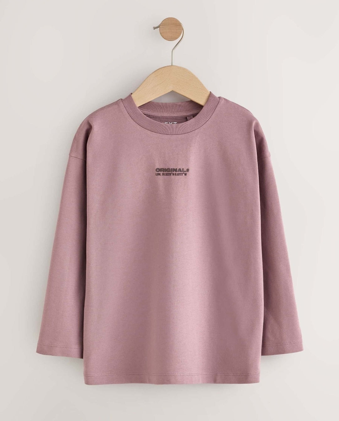 Blue/Mauve/Brown Originals Long Sleeve Relaxed Fit T-Shirts 4 Pack