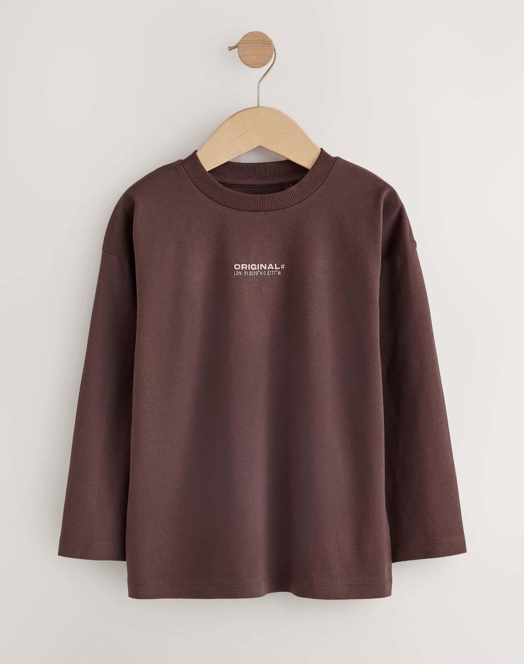 Blue/Mauve/Brown Originals Long Sleeve Relaxed Fit T-Shirts 4 Pack