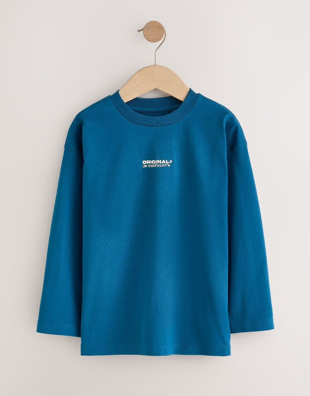 Blue/Mauve/Brown Originals Long Sleeve Relaxed Fit T-Shirts 4 Pack