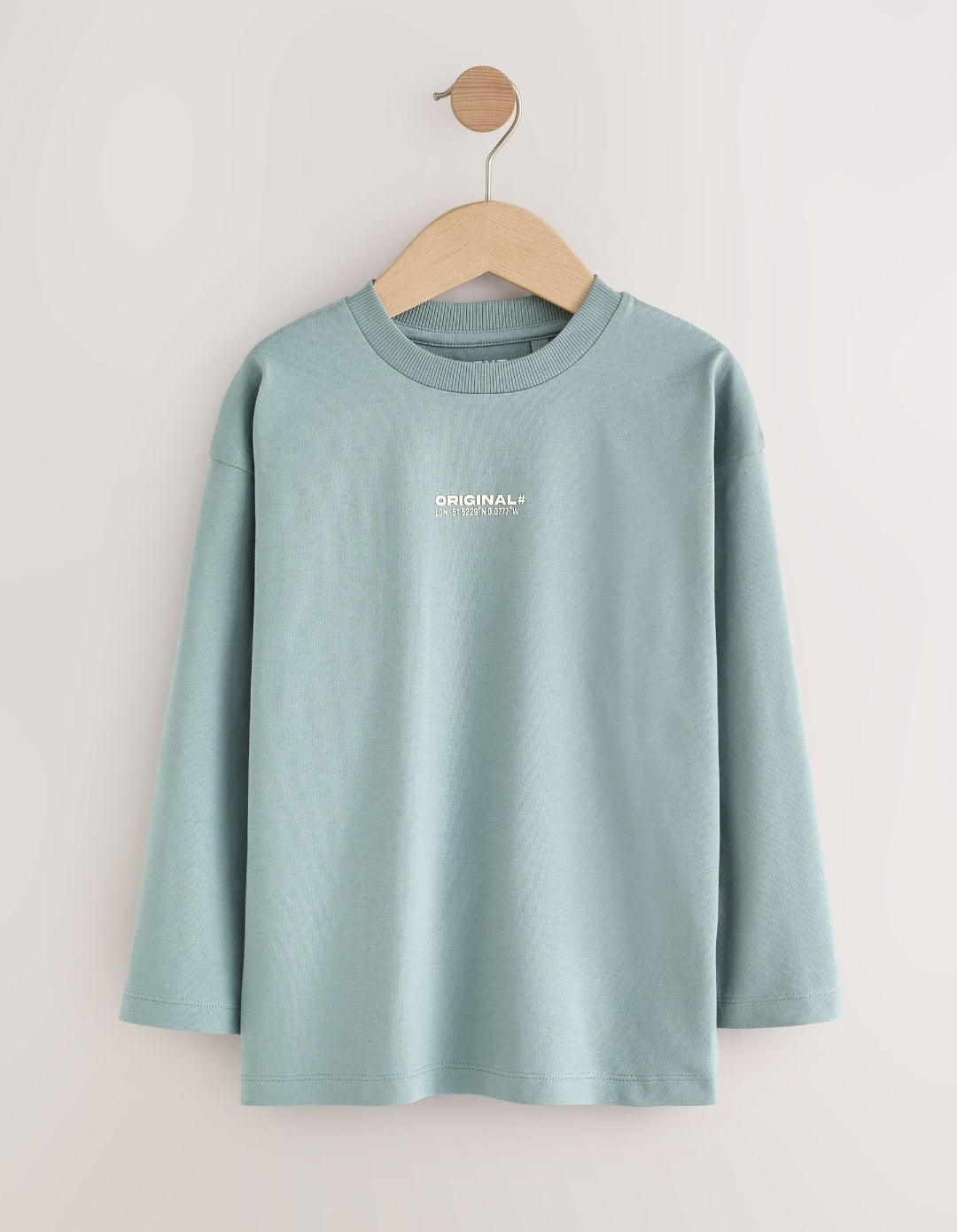 Blue/Mauve/Brown Originals Long Sleeve Relaxed Fit T-Shirts 4 Pack