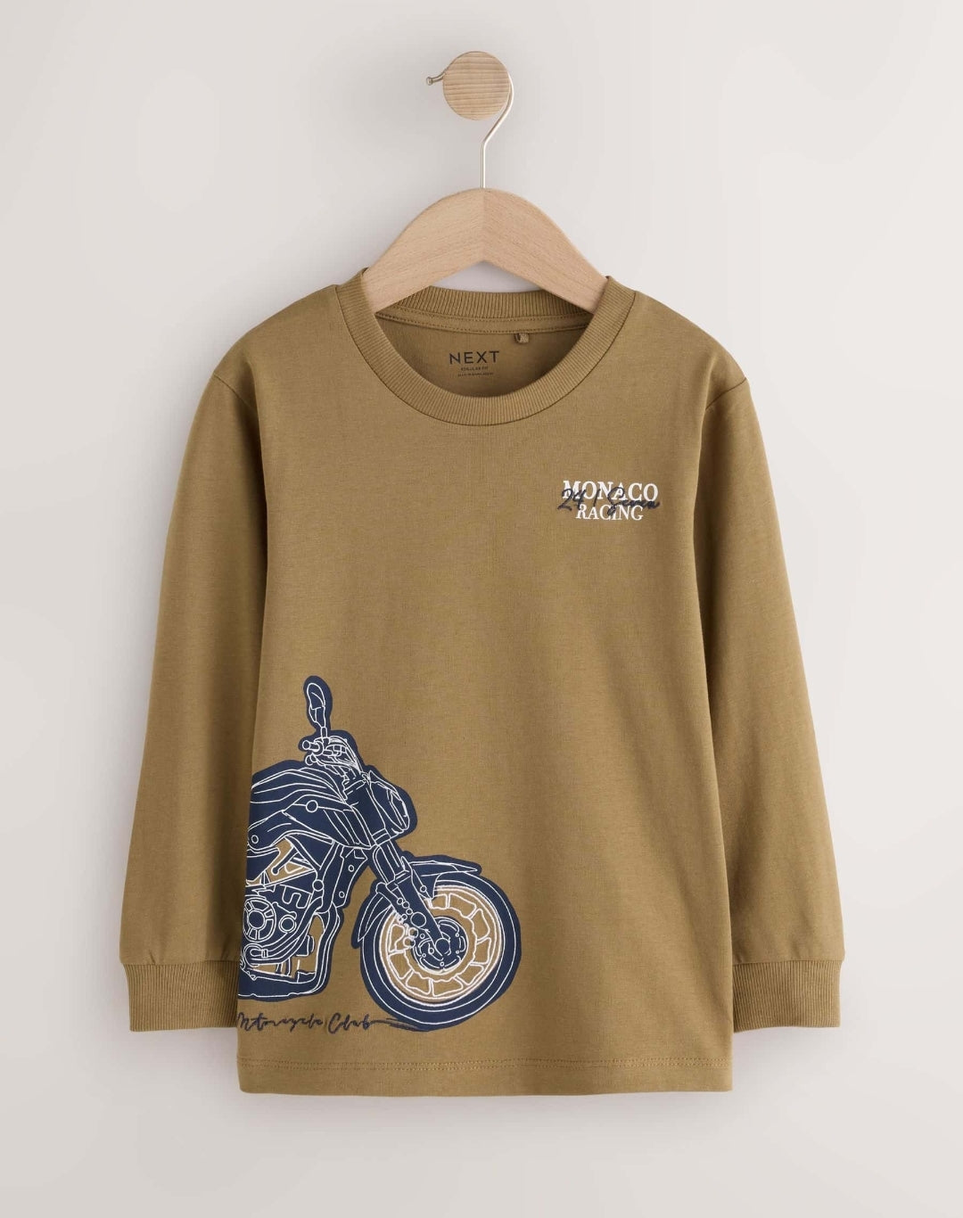 Navy/Tan/Stone Vehicles GraphicLong Sleeve Relaxed Fit T-Shirts 3Pack