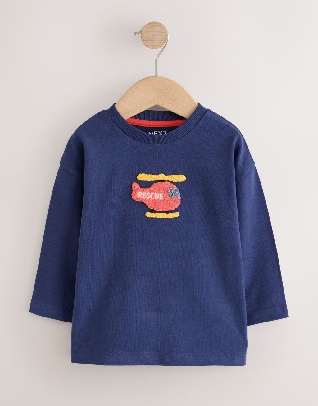 Multi Bright Transport Long Sleeve Applique T-Shirts 3 Pack