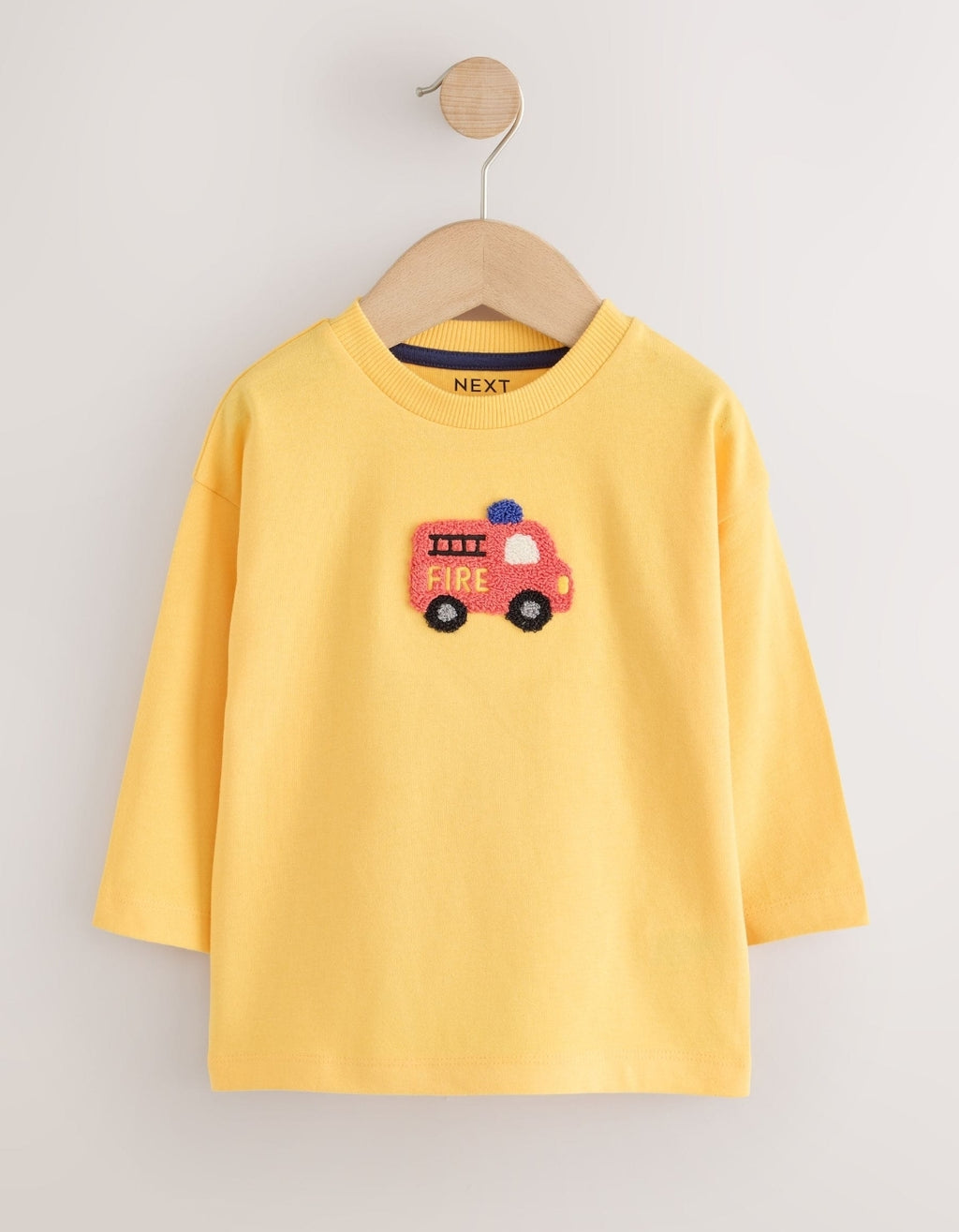 Multi Bright Transport Long Sleeve Applique T-Shirts 3 Pack