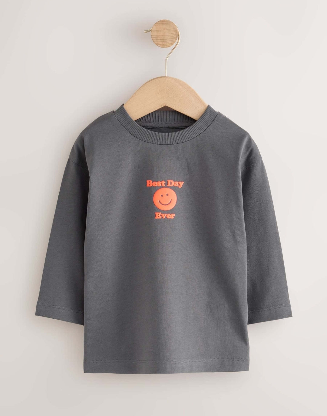 Multi Bright Fun Graphic Slogan Long Sleeve T-Shirts 5 Pack
