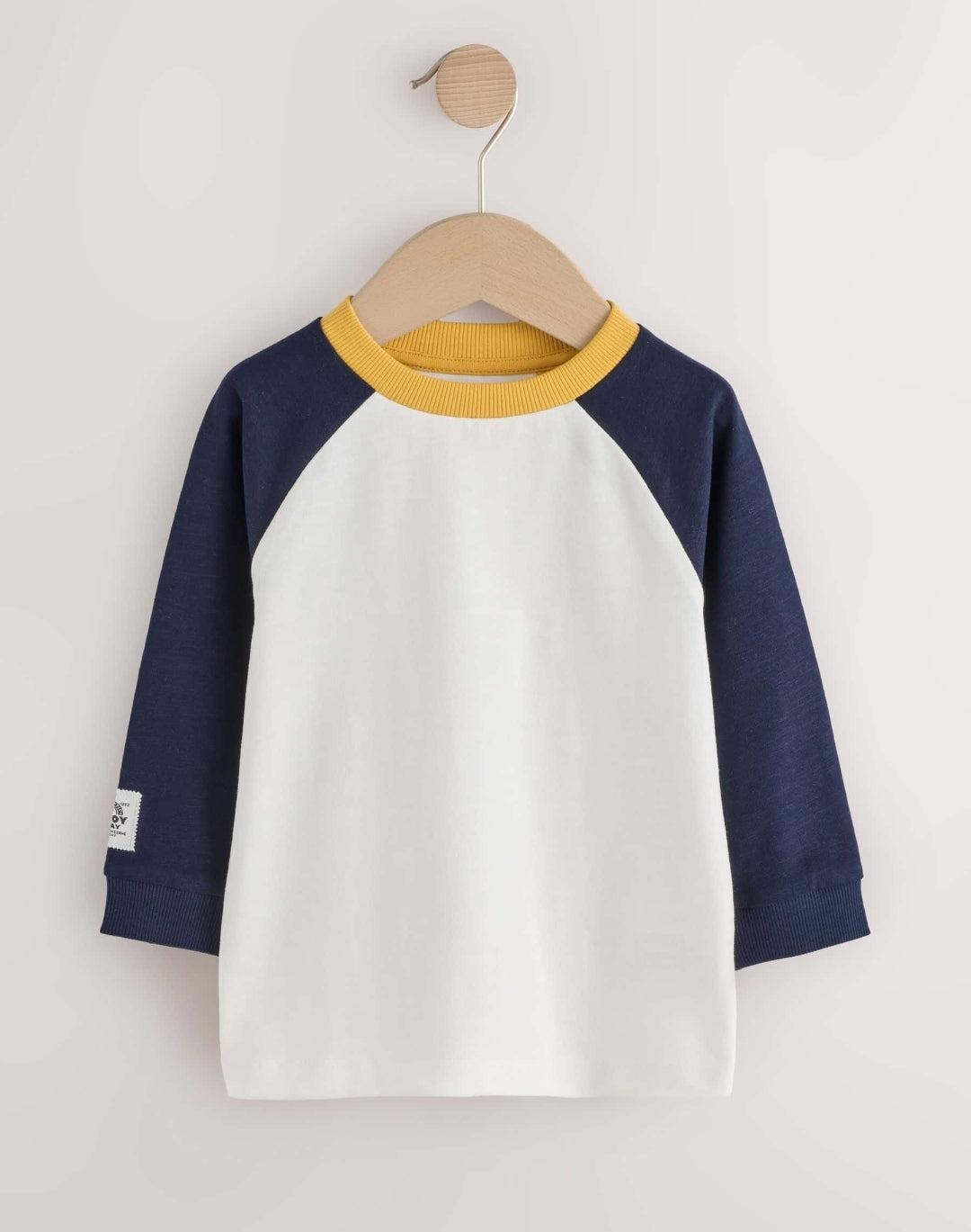 Multi Bright Long Sleeve Raglan T-Shirts 3 Pack