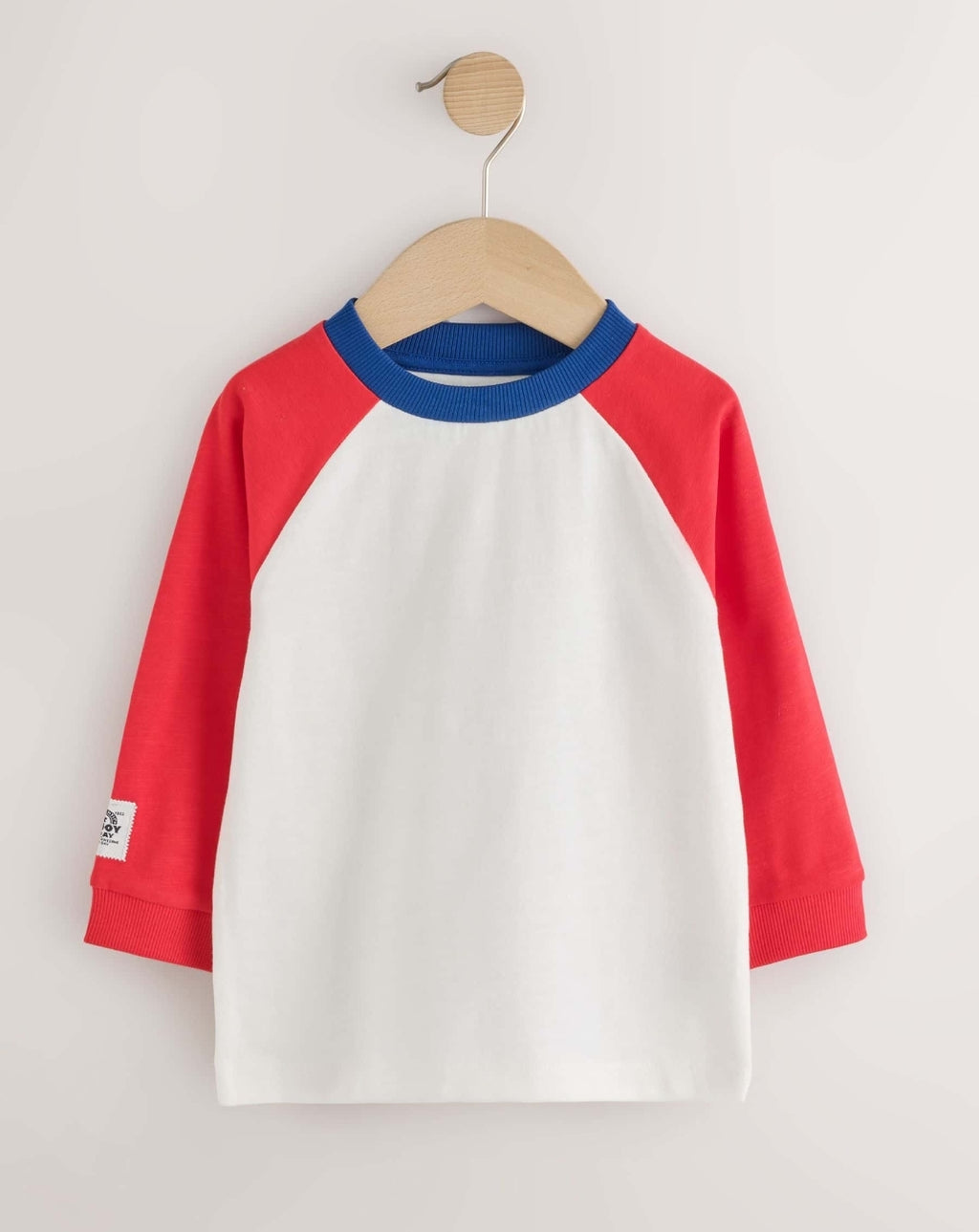 Multi Bright Long Sleeve Raglan T-Shirts 3 Pack
