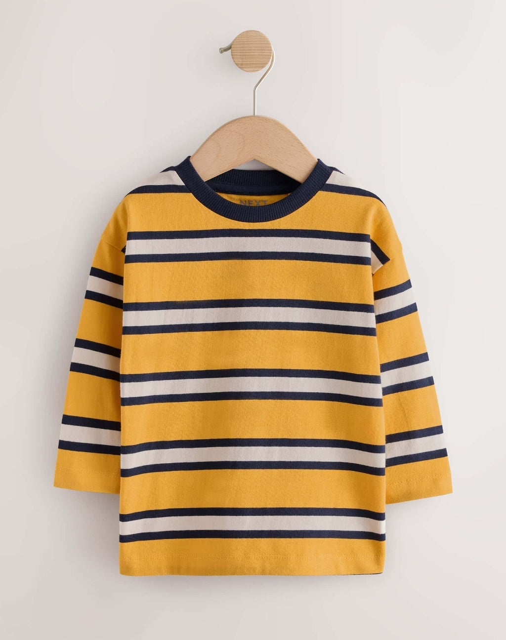 Navy Digger Embroidery Long Sleeve Graphic T-Shirts 3 Pack