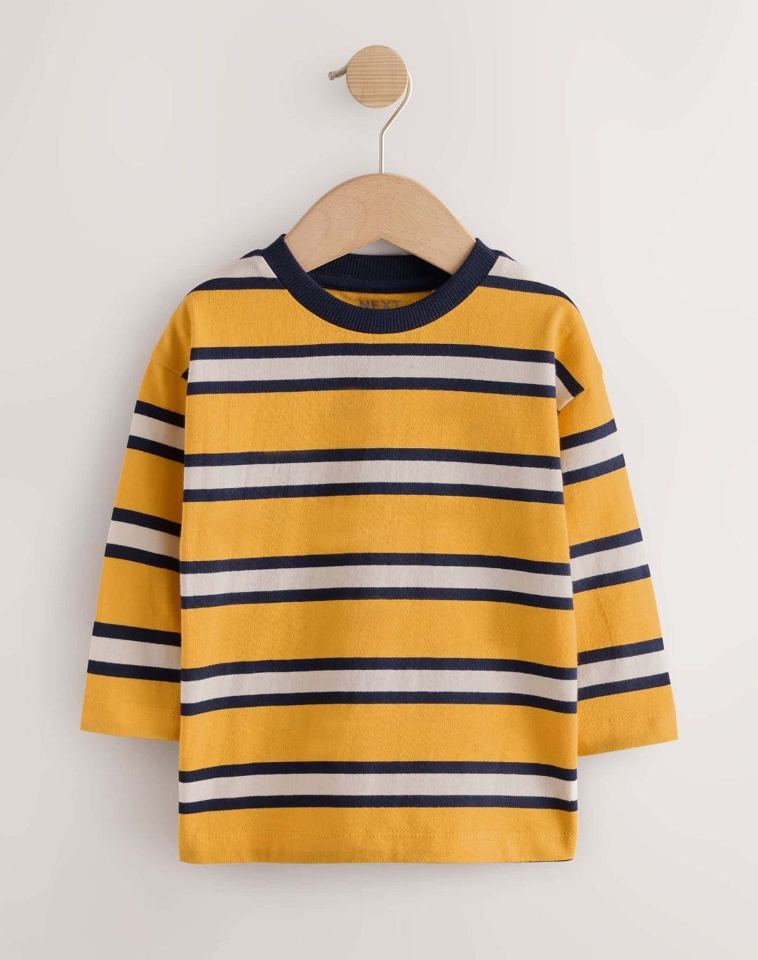 Navy Digger Embroidery Long Sleeve Graphic T-Shirts 3 Pack