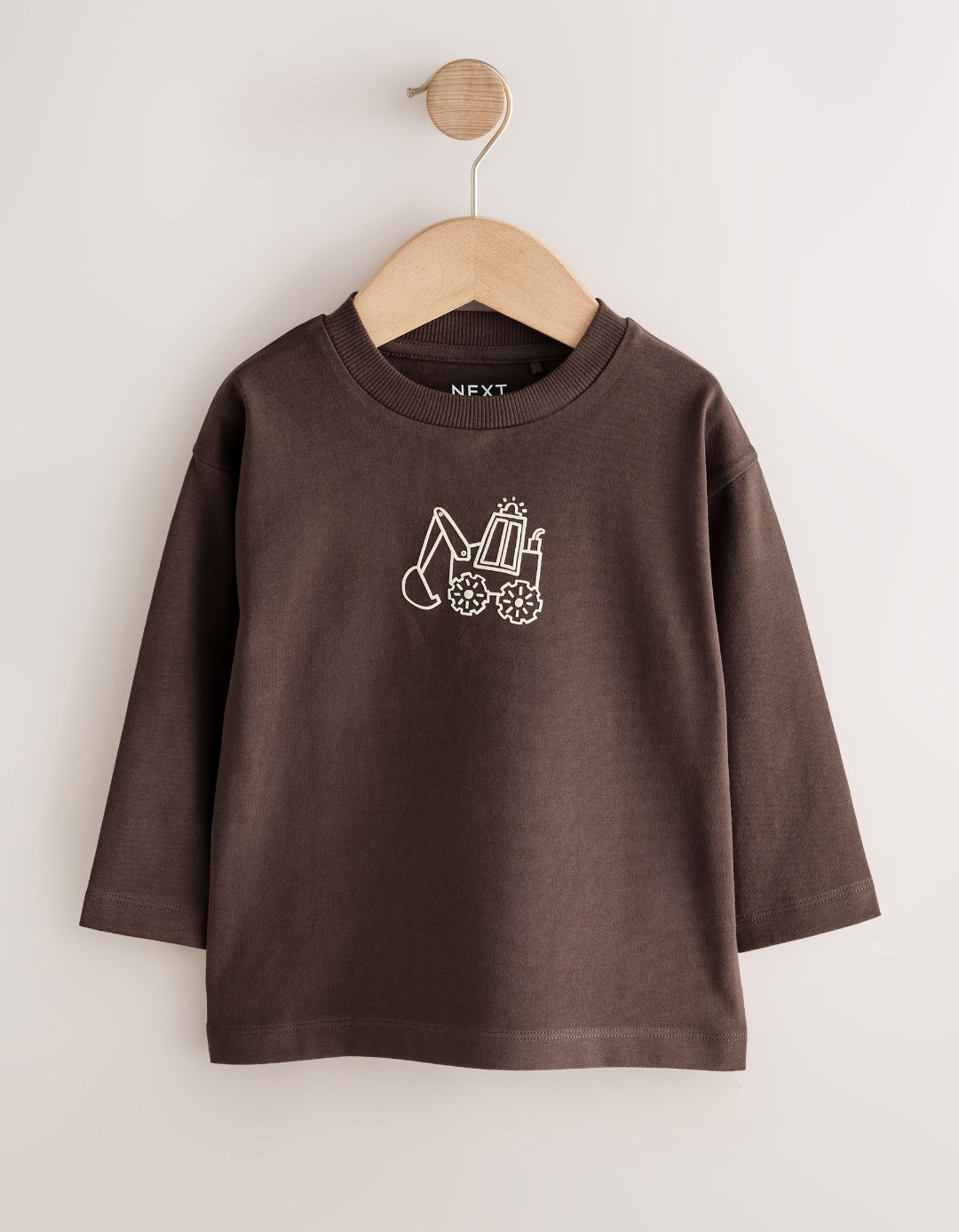 Neutral Digger Long Sleeve Graphic T-Shirts3 Pack