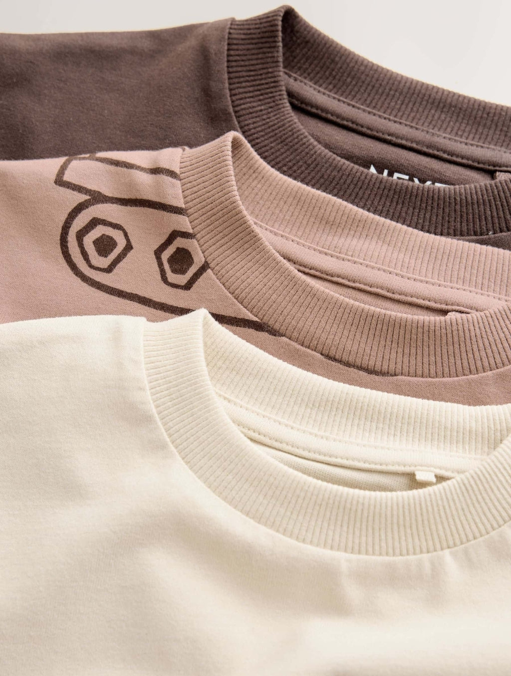 Neutral Digger Long Sleeve Graphic T-Shirts3 Pack