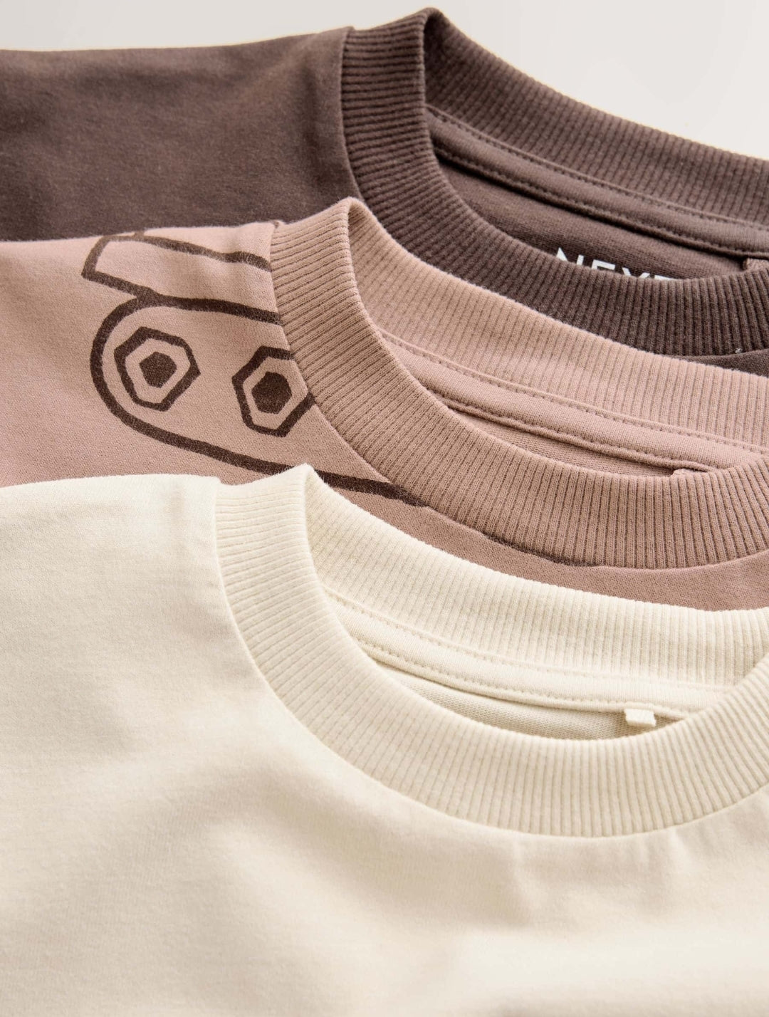 Neutral Digger Long Sleeve Graphic T-Shirts3 Pack