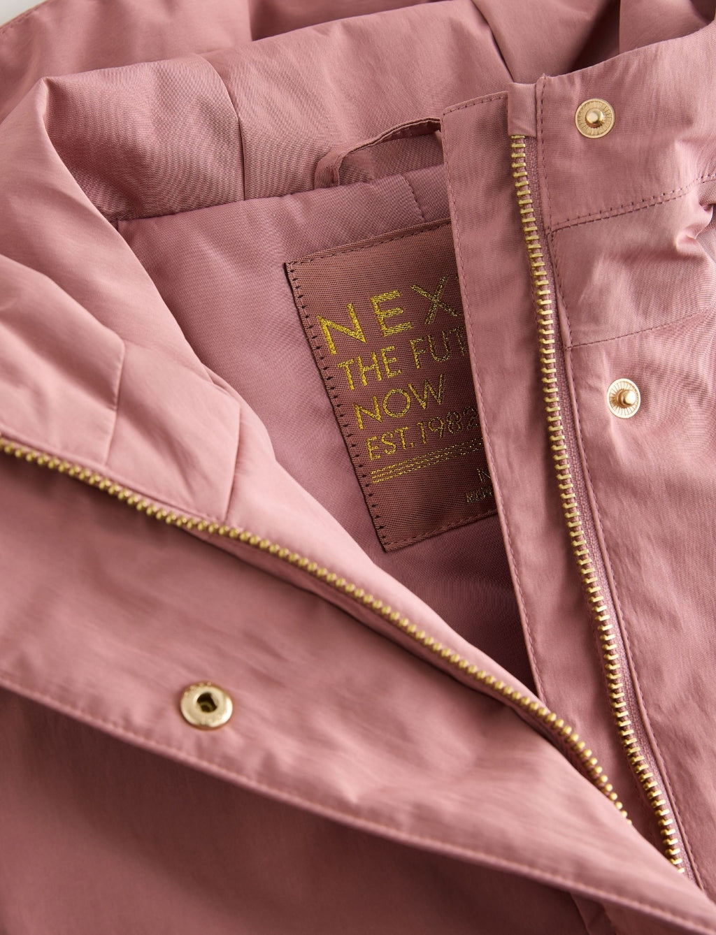 Pink Waterproof Padded Rain Coat