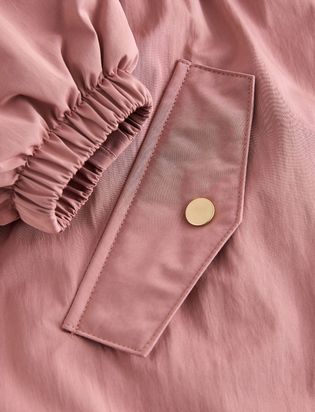 Pink Waterproof Padded Rain Coat
