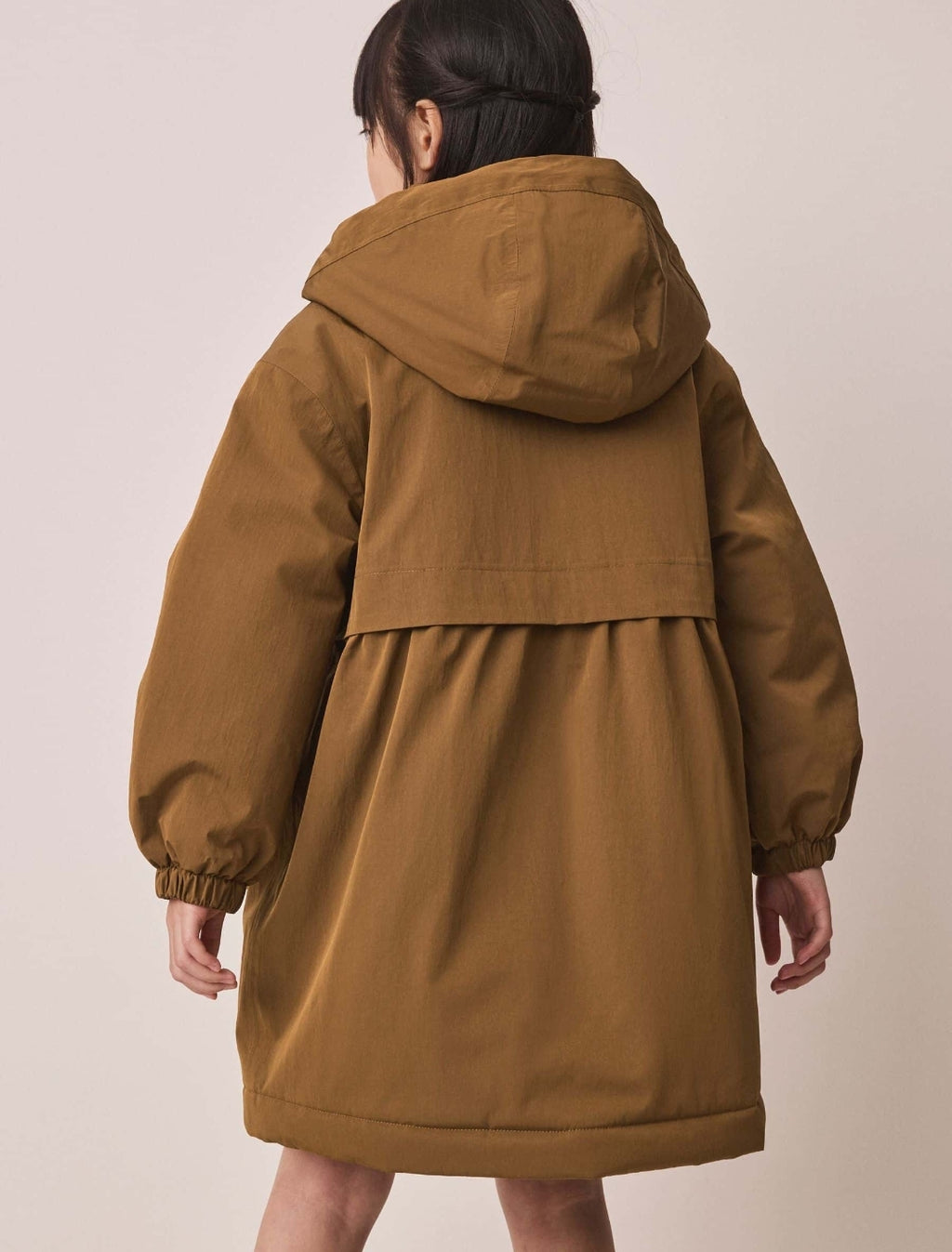 Olive/Gold Waterproof Padded Rain Coat