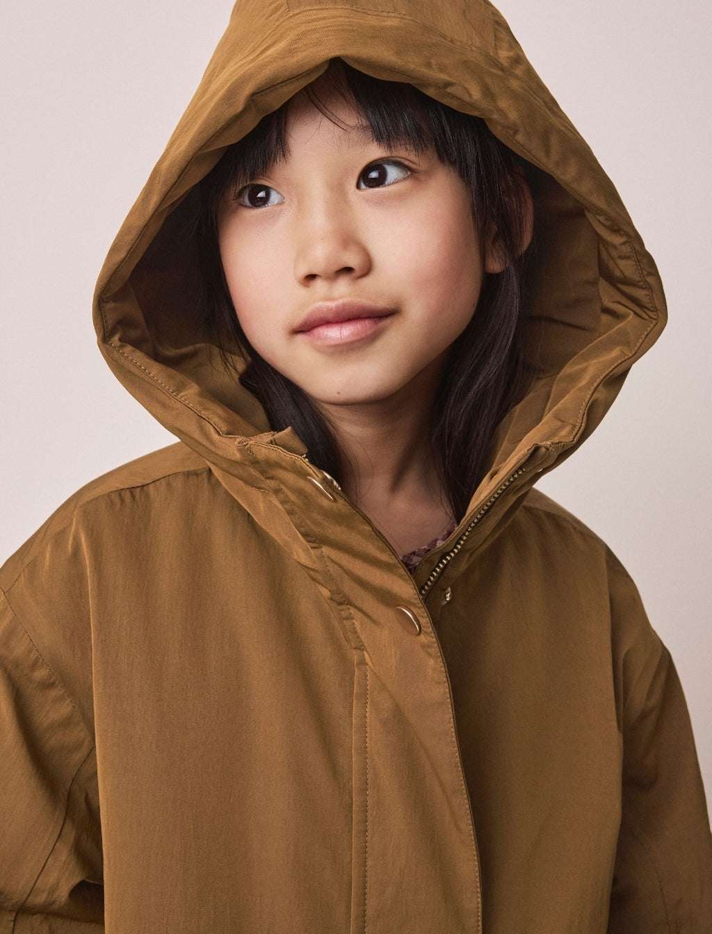 Olive/Gold Waterproof Padded Rain Coat
