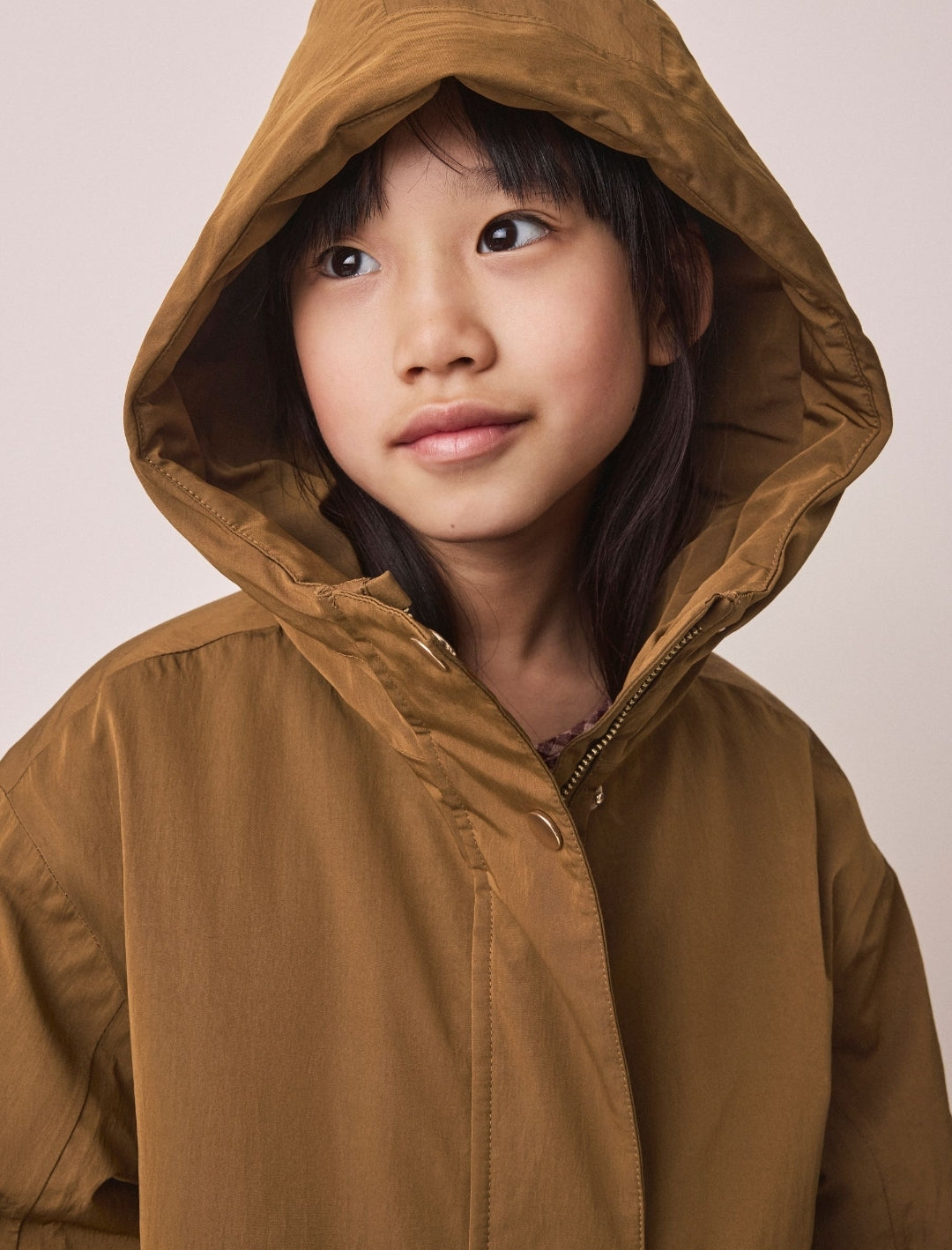 Olive/Gold Waterproof Padded Rain Coat