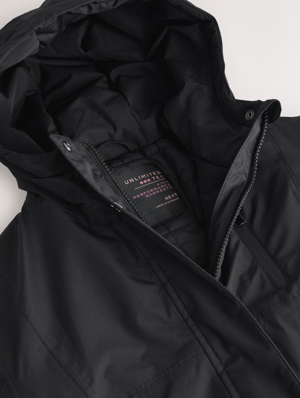 Black Waterproof Coat