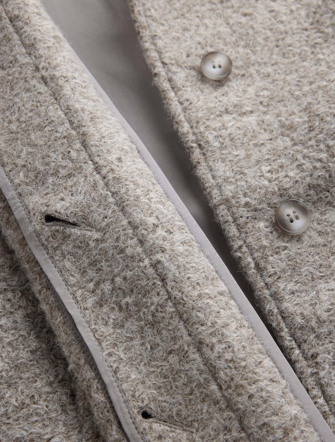 Grey Relaxed Fit Longline Coat