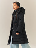 Black Shower Resistant Padded Coat