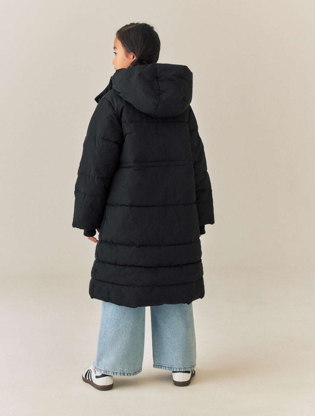 Black Shower Resistant Padded Coat