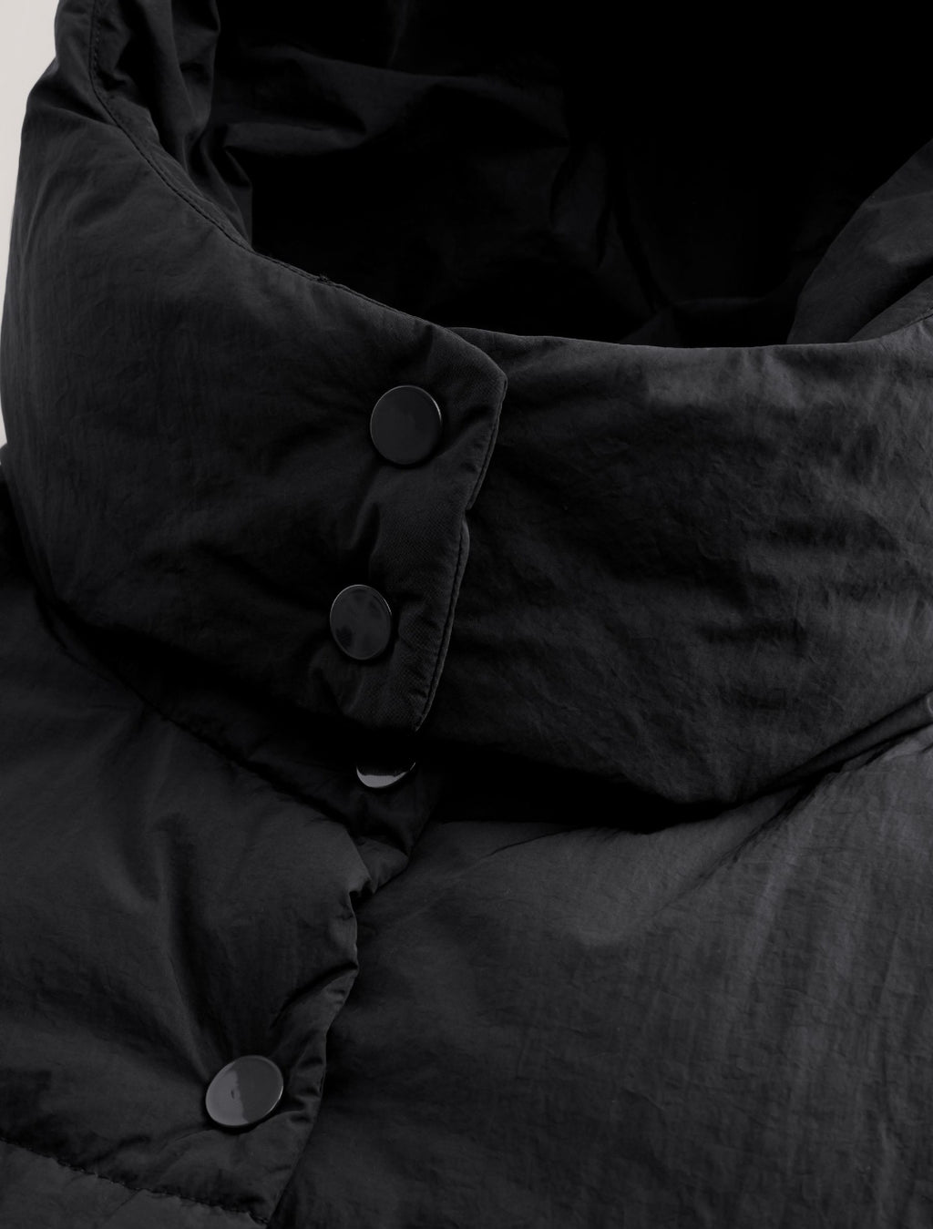 Black Shower Resistant Padded Coat