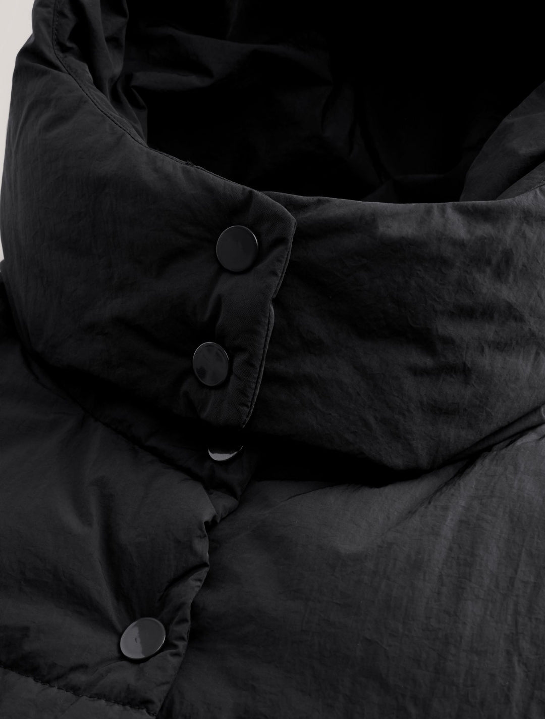 Black Shower Resistant Padded Coat