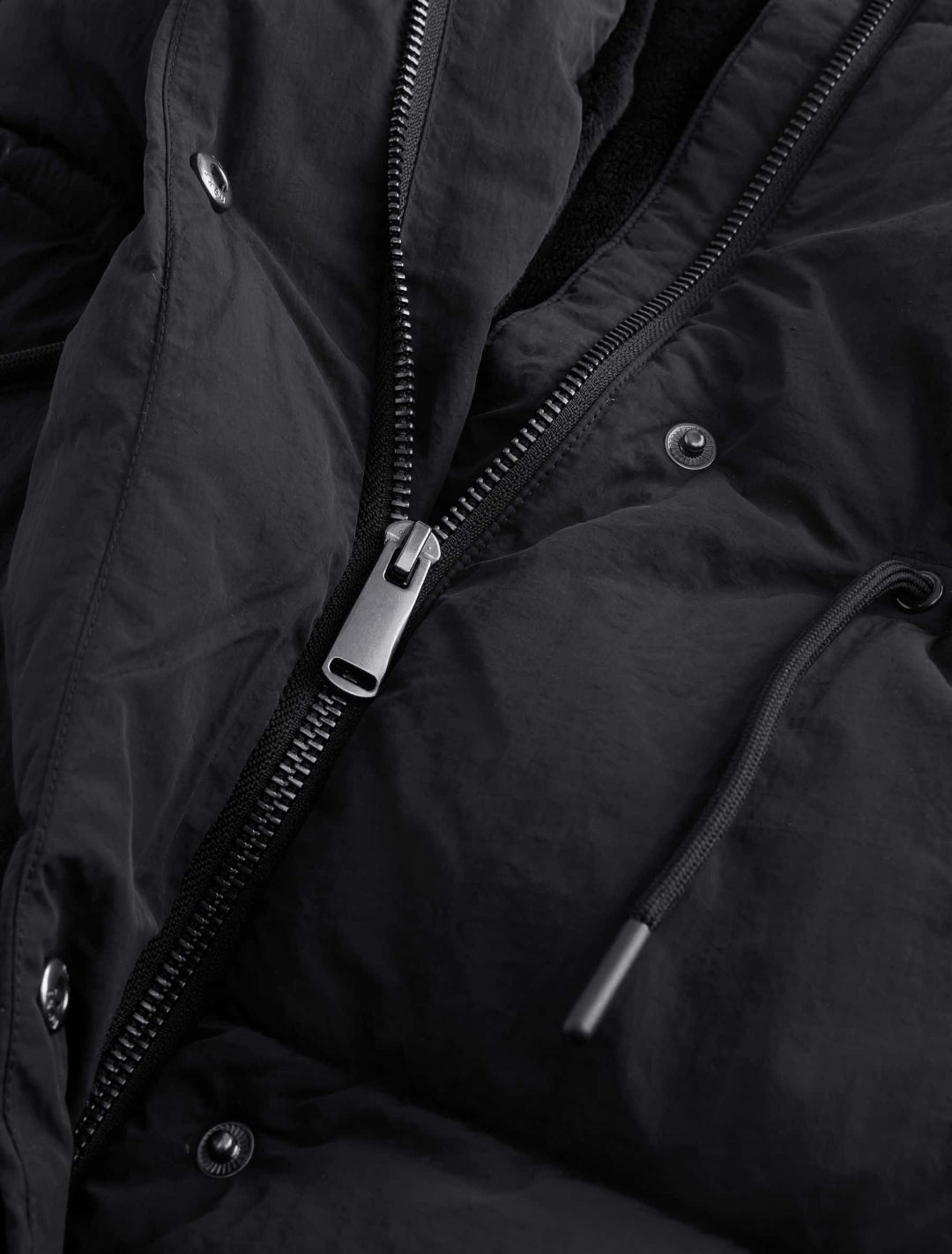 Black Shower Resistant Padded Coat