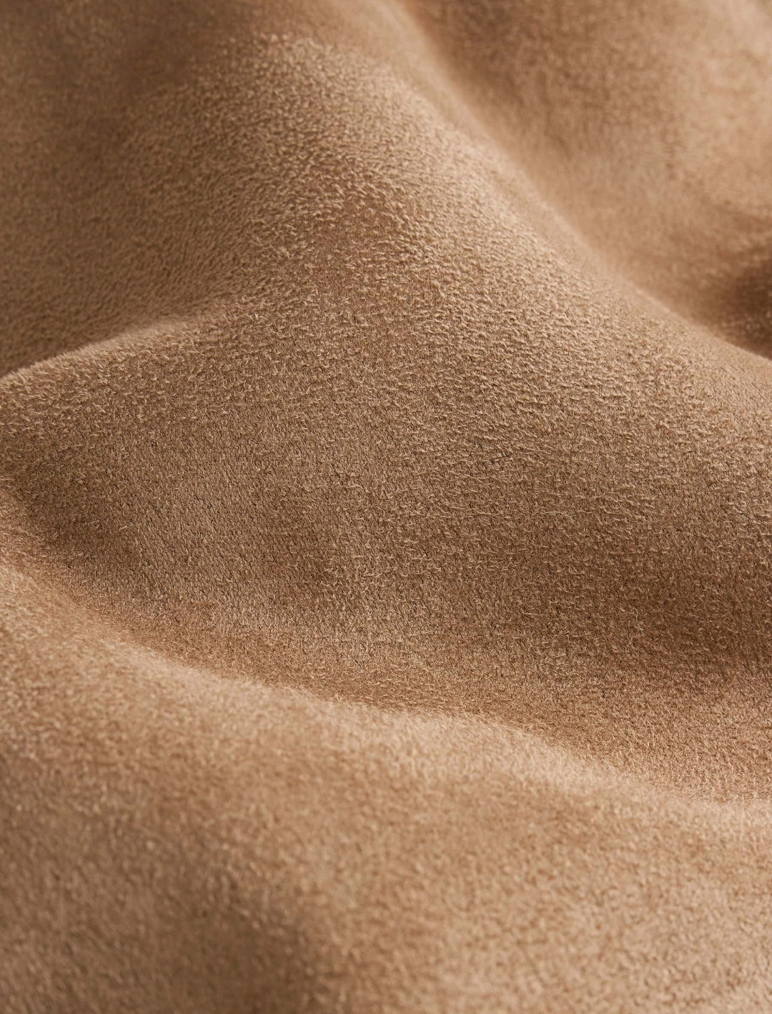 Neutral Faux Shearling Coat