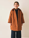 Rust Orange Shower Resistant Mac Jacket