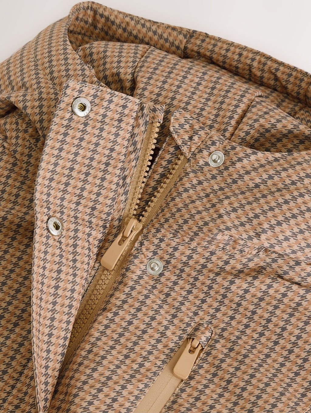Neutral Check Waterproof Coat