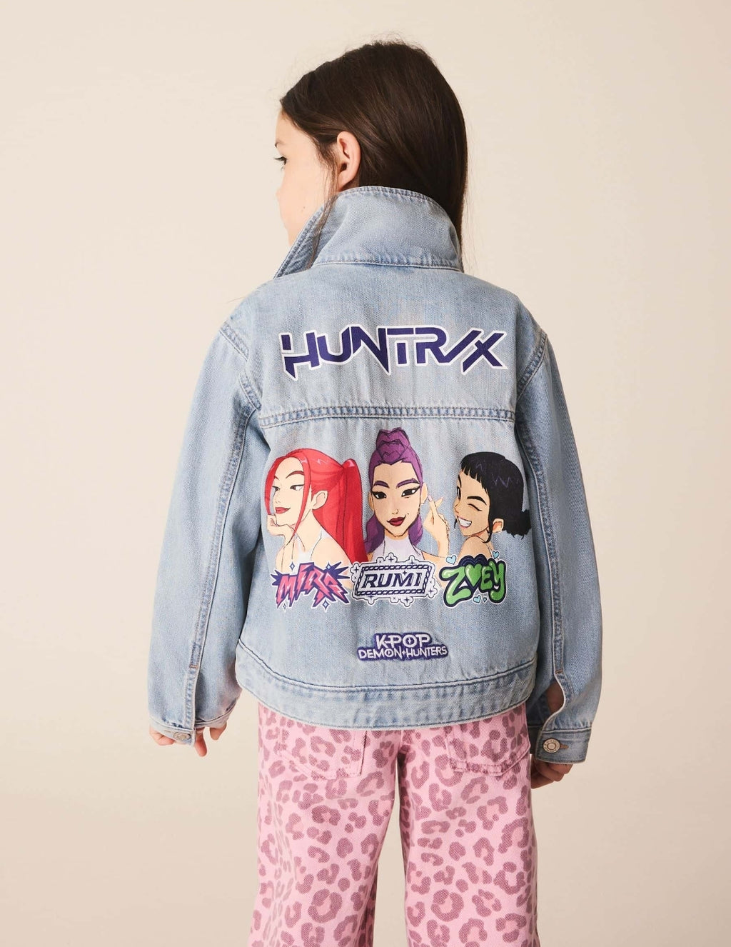 Mid Blue K-Pop Demon Hunters Denim Jacket
