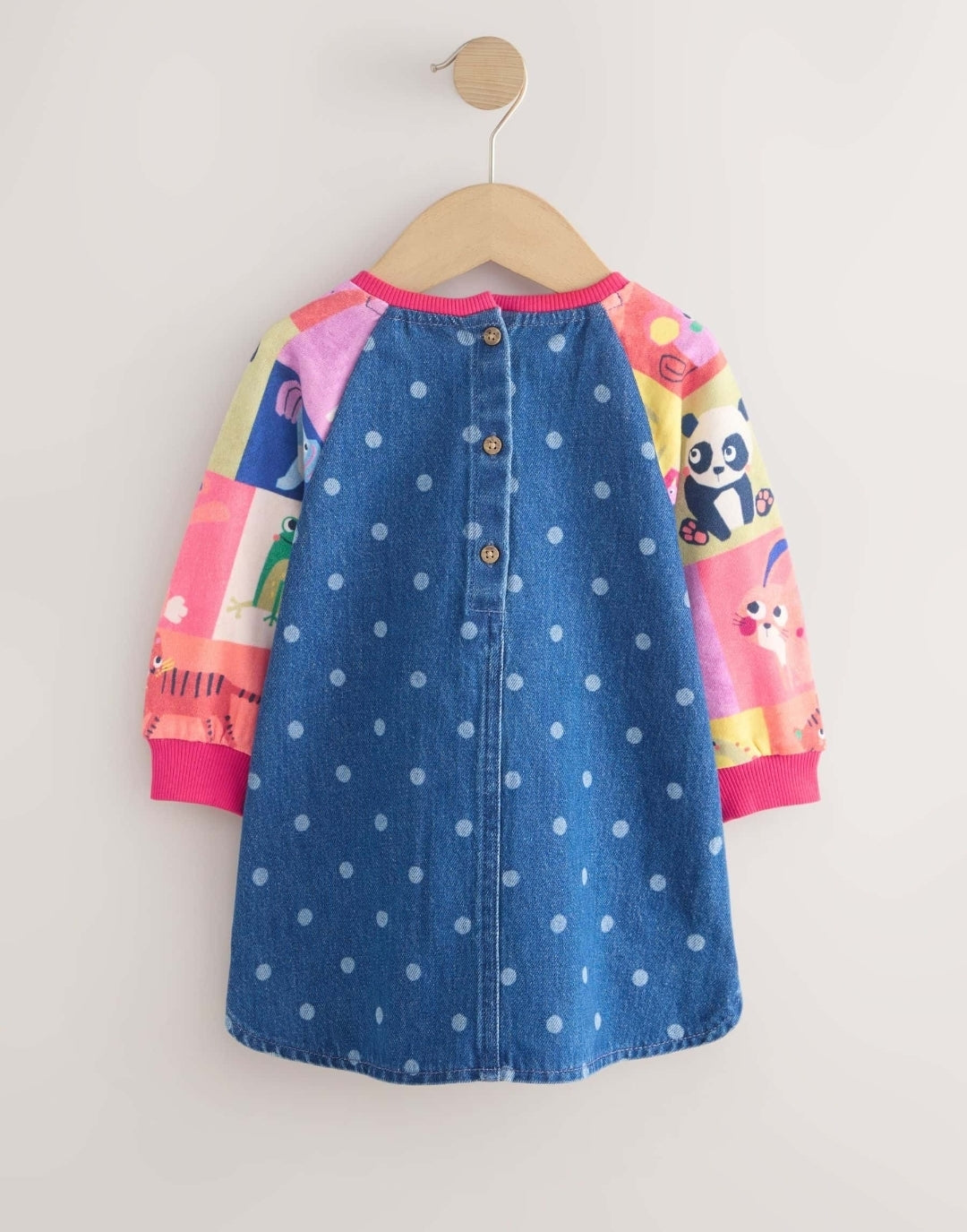 Animal Charcater Raglan Denim

Dress