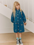 Pastel Rainbow Raglan Denim Dress