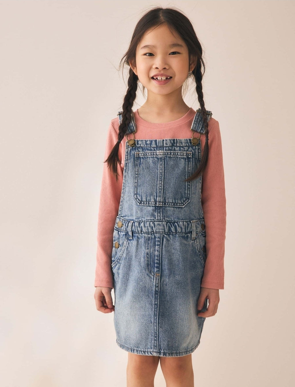 Blue Tiered Denim Dog
Embroidered Dress