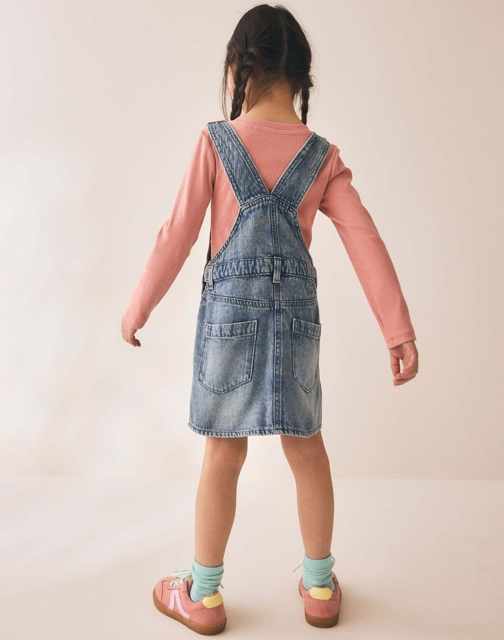 Blue Tiered Denim Dog
Embroidered Dress
