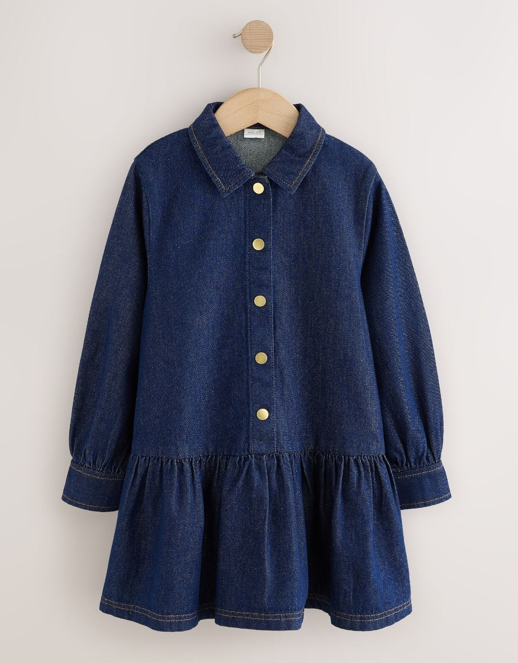 Blue Denim Pinafore Dress