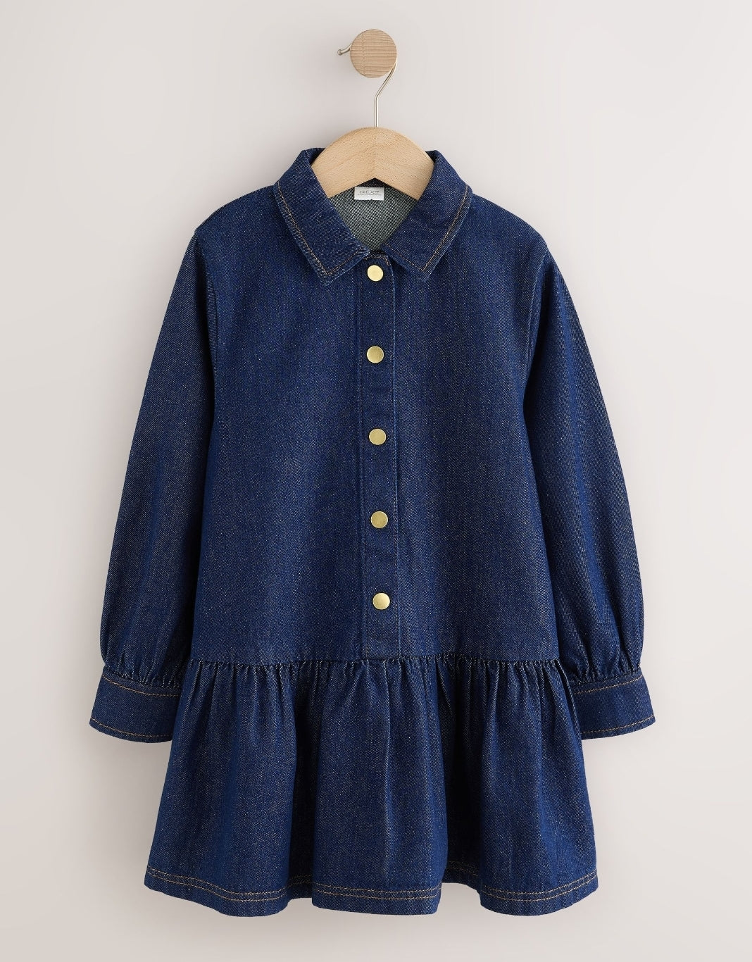 Blue Denim Pinafore Dress