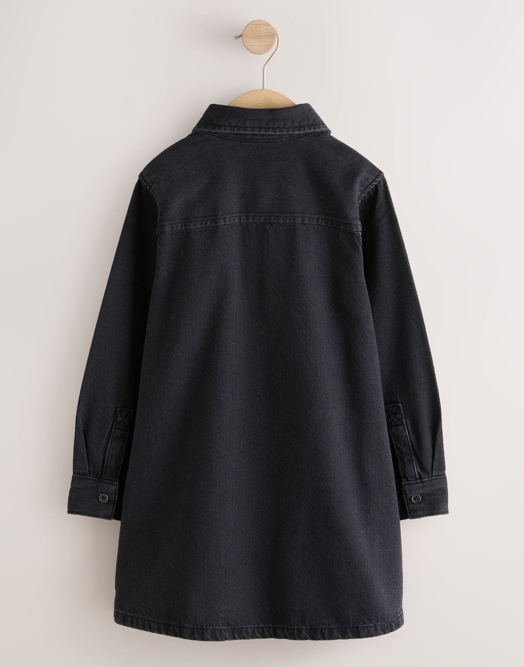 Black Denim Shirt Dress