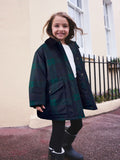 Navy/Green Check Shower
Resistant Barn Coat