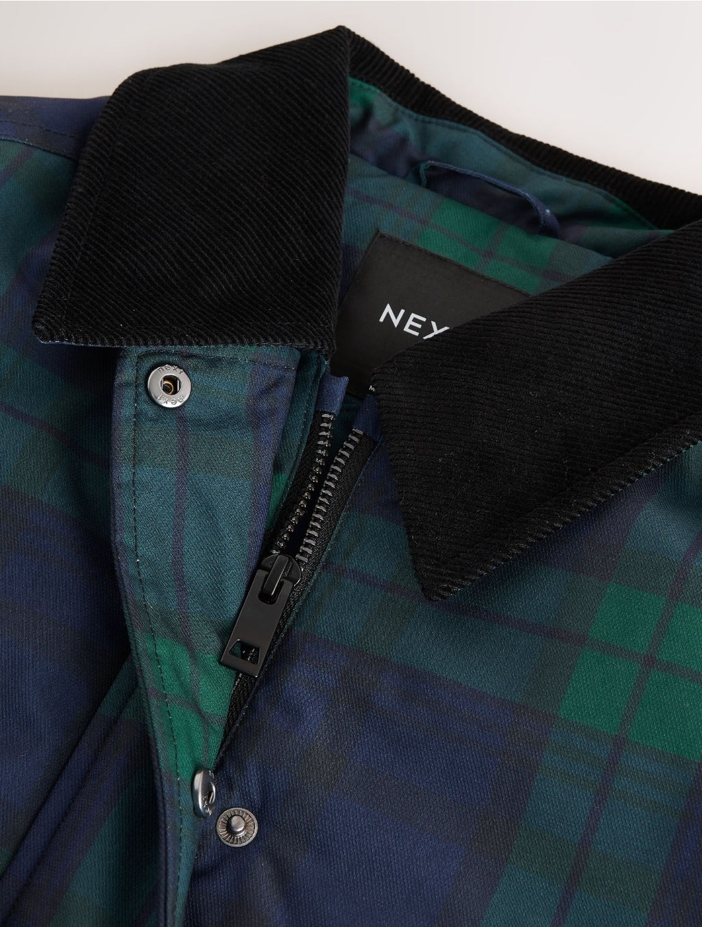 Navy/Green Check Shower
Resistant Barn Coat