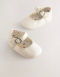White Mary Jane Baby Shoes